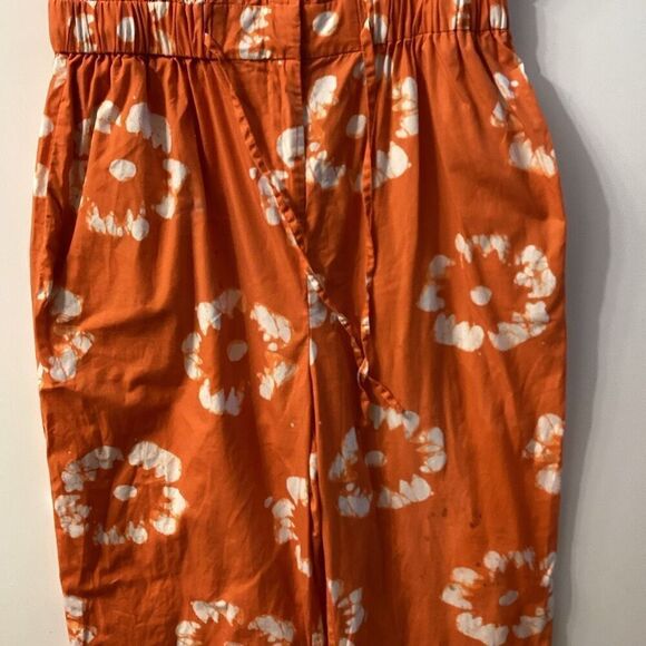 Busayo Collective Orange Ruffle Jumpsuit Women’s Size 6 - Picture 7 of 16